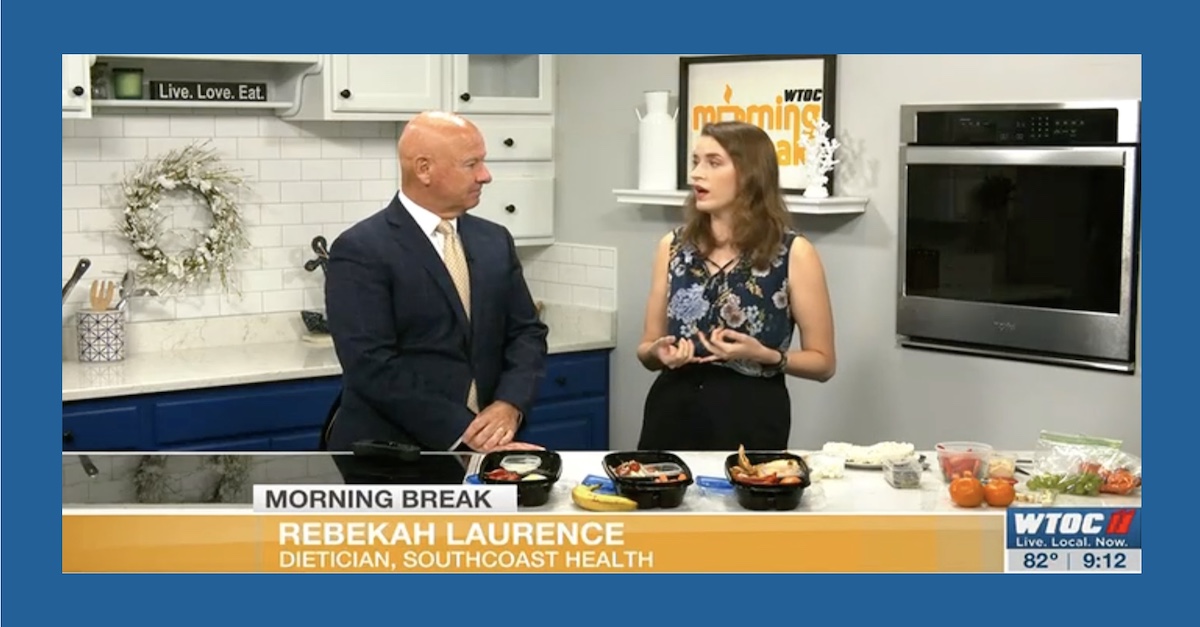 Rebekah Laurance Featured on WTOC Back to School Healthy Lunch Ideas